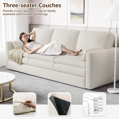 Furologee 89" Sofa Couch with 3 Seater