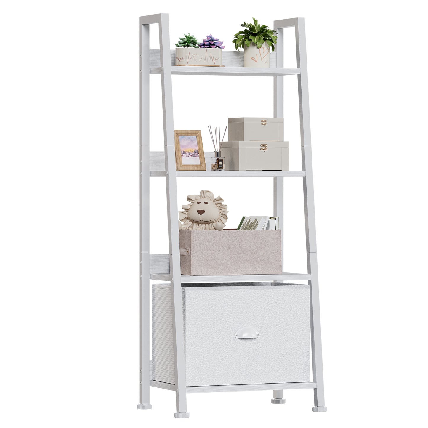 Furologee 4-Tier Ladder Shelf