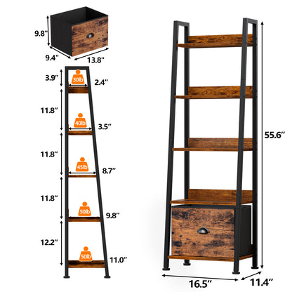 Furologee 5-Tier Ladder Shelf