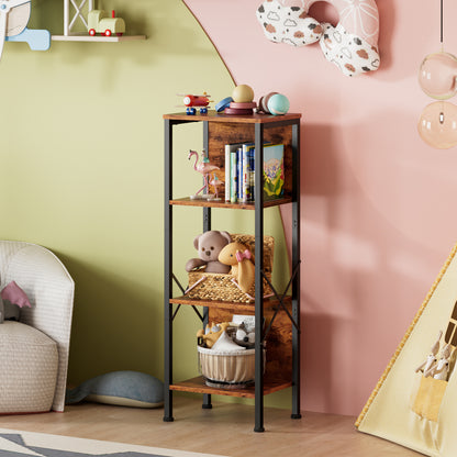 Furologee Bookshelf with Back