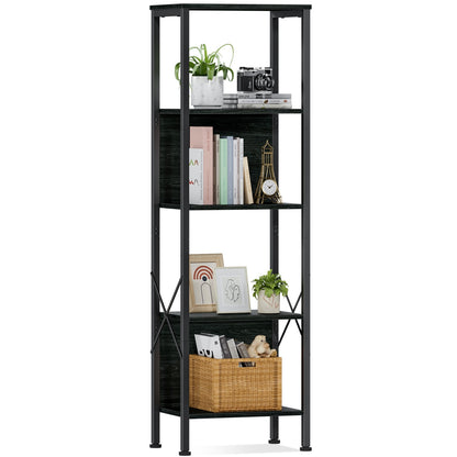 Furologee Bookshelf with Back