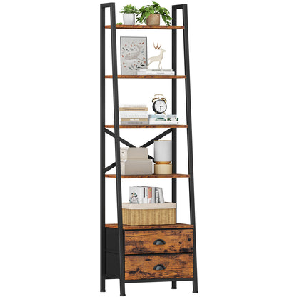 Furologee Ladder Shelf with 2 Drawers