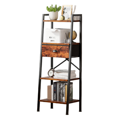 Furologee Ladder Shelf with Drawer